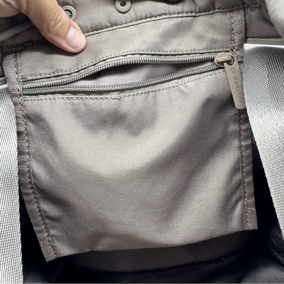 BEYOND YOGA Convertible Cinch Top Gym Bag In Birch Taupe Large Minimalist Travel main image 14